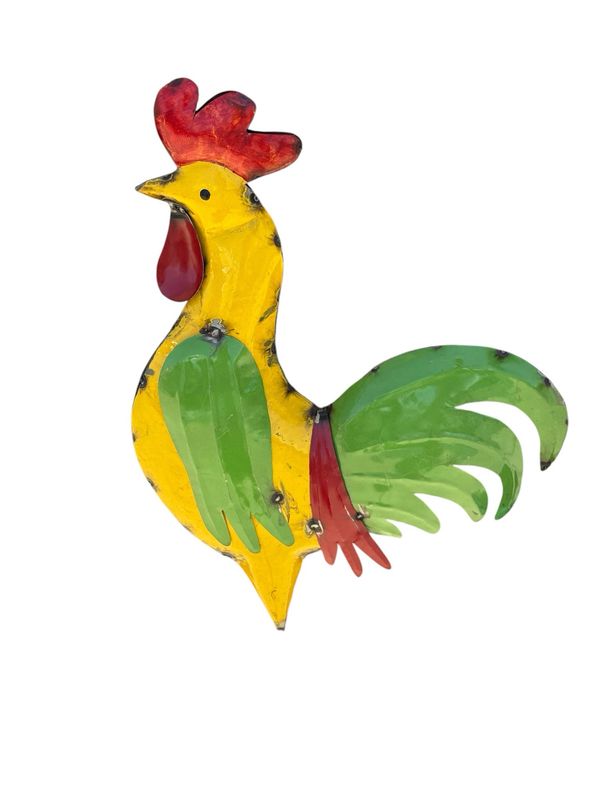 Large Iron Metal Rooster