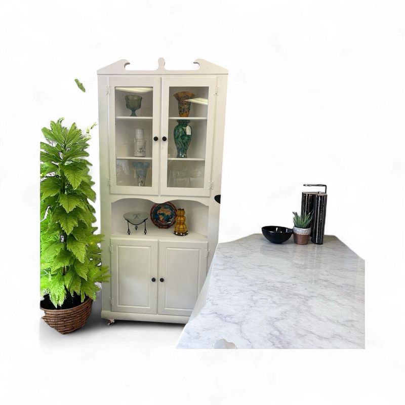 White Corner Shelf