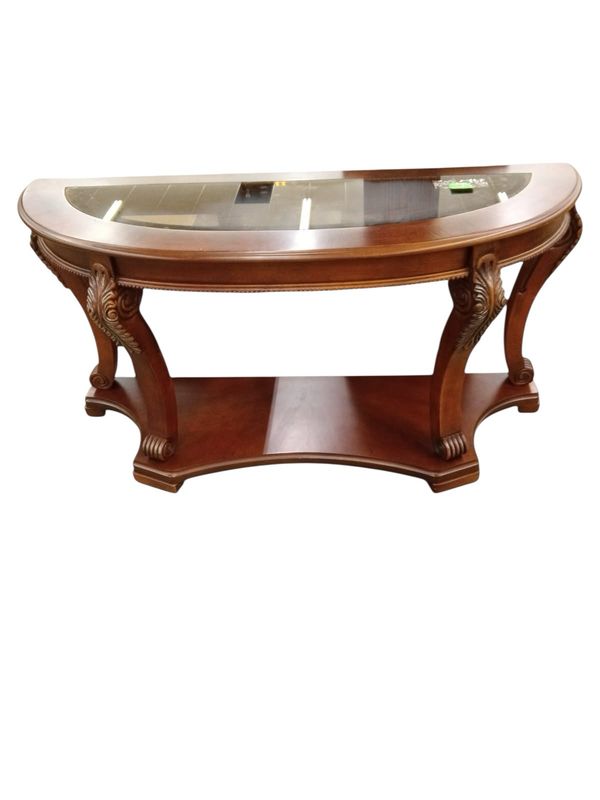 Half Moon Shaped Entry Table