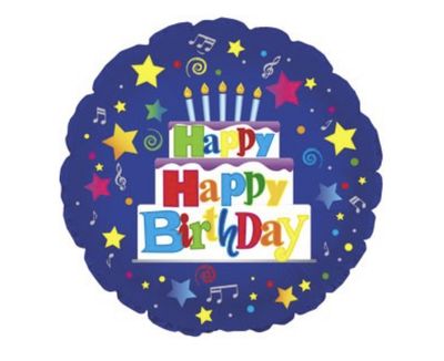 17" Happy Birthday