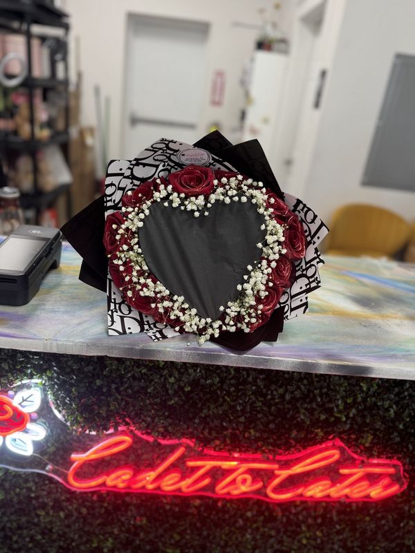 Burning Message Bouquet