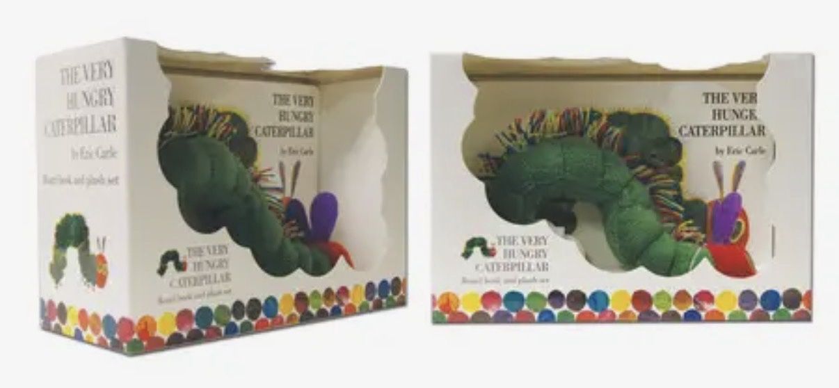The Very Hungry Caterpillar By: Eric Carle (Book &amp; Plush)