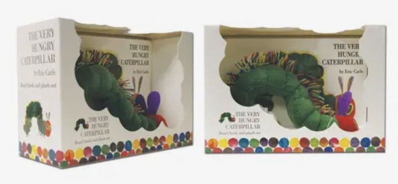 The Very Hungry Caterpillar By: Eric Carle (Book &amp; Plush)