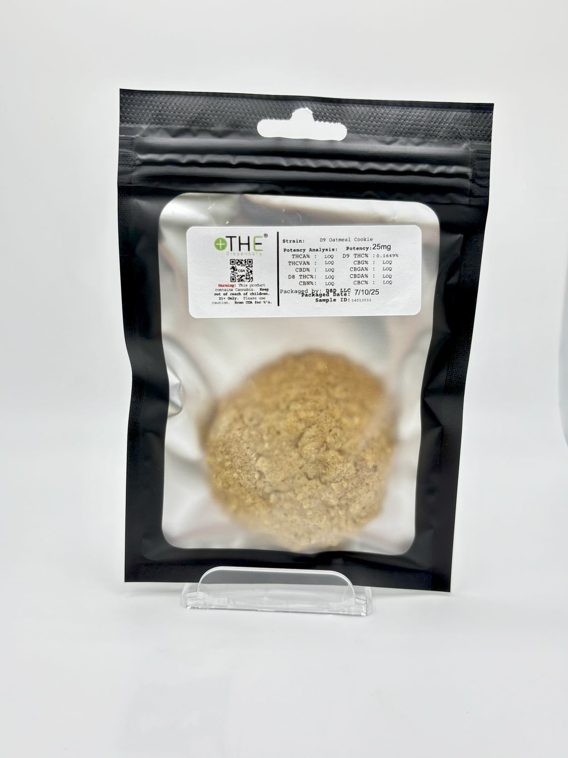 Delta 9 THC - Individual Cookies - Oatmeal 25mg