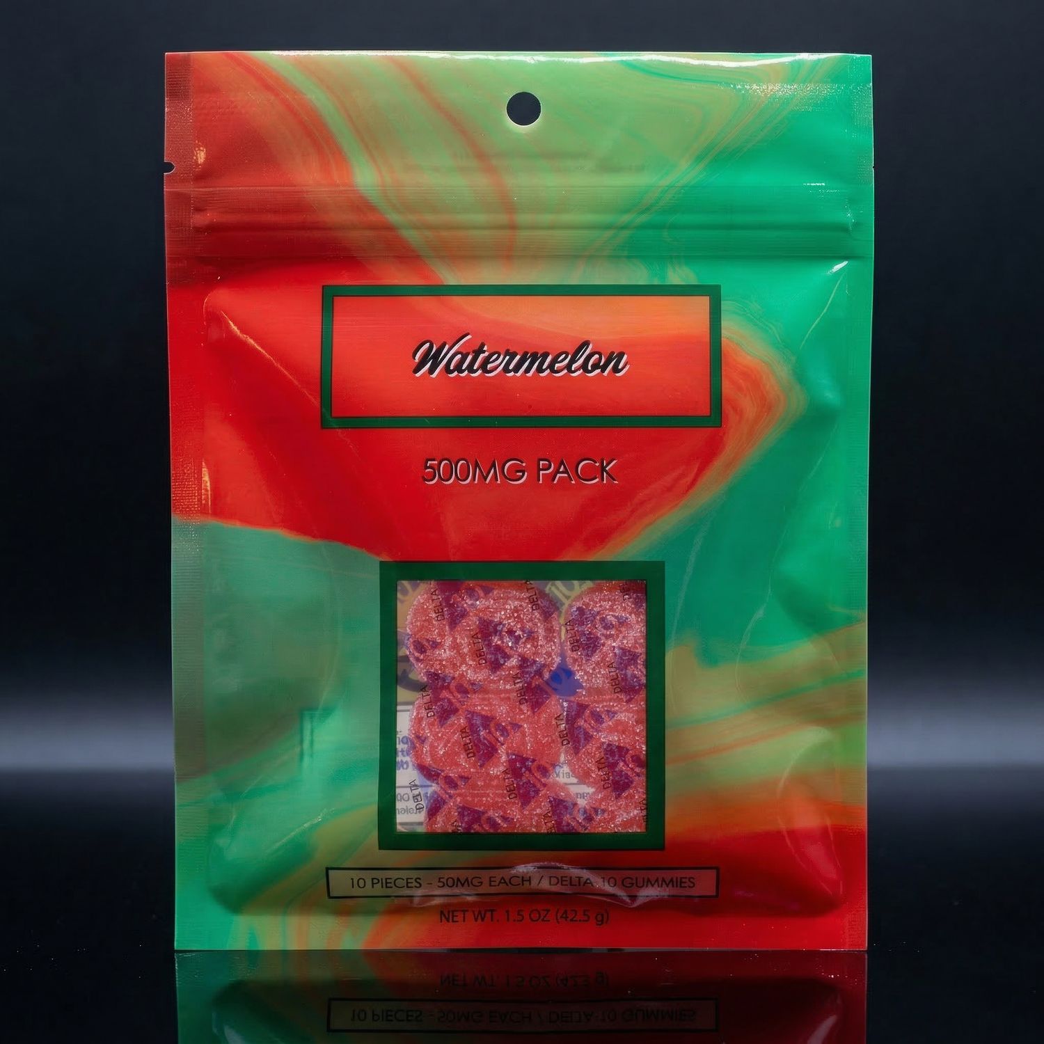 Delta 10 THC - Gummies - Watermelon 500mg