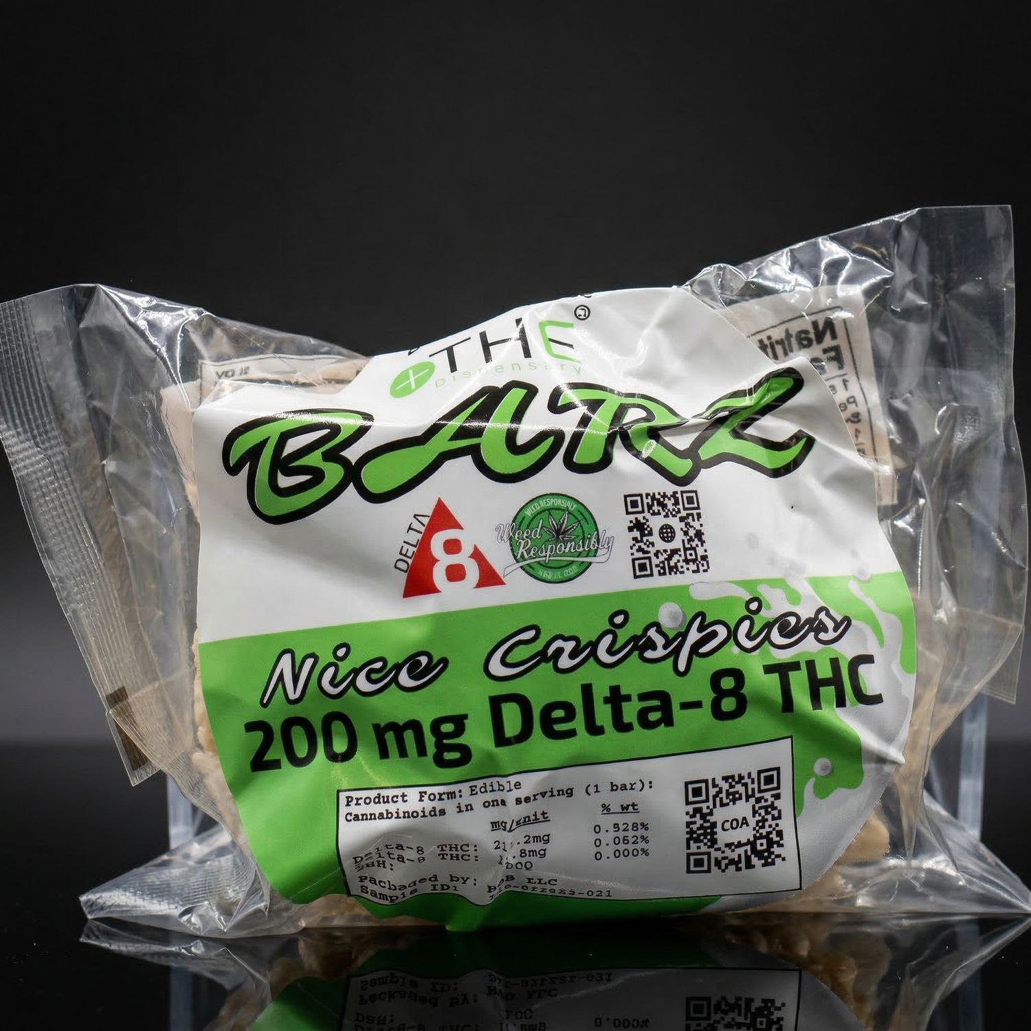 Delta 8 THC - Cereal Barz - Nice Crispies 200mg