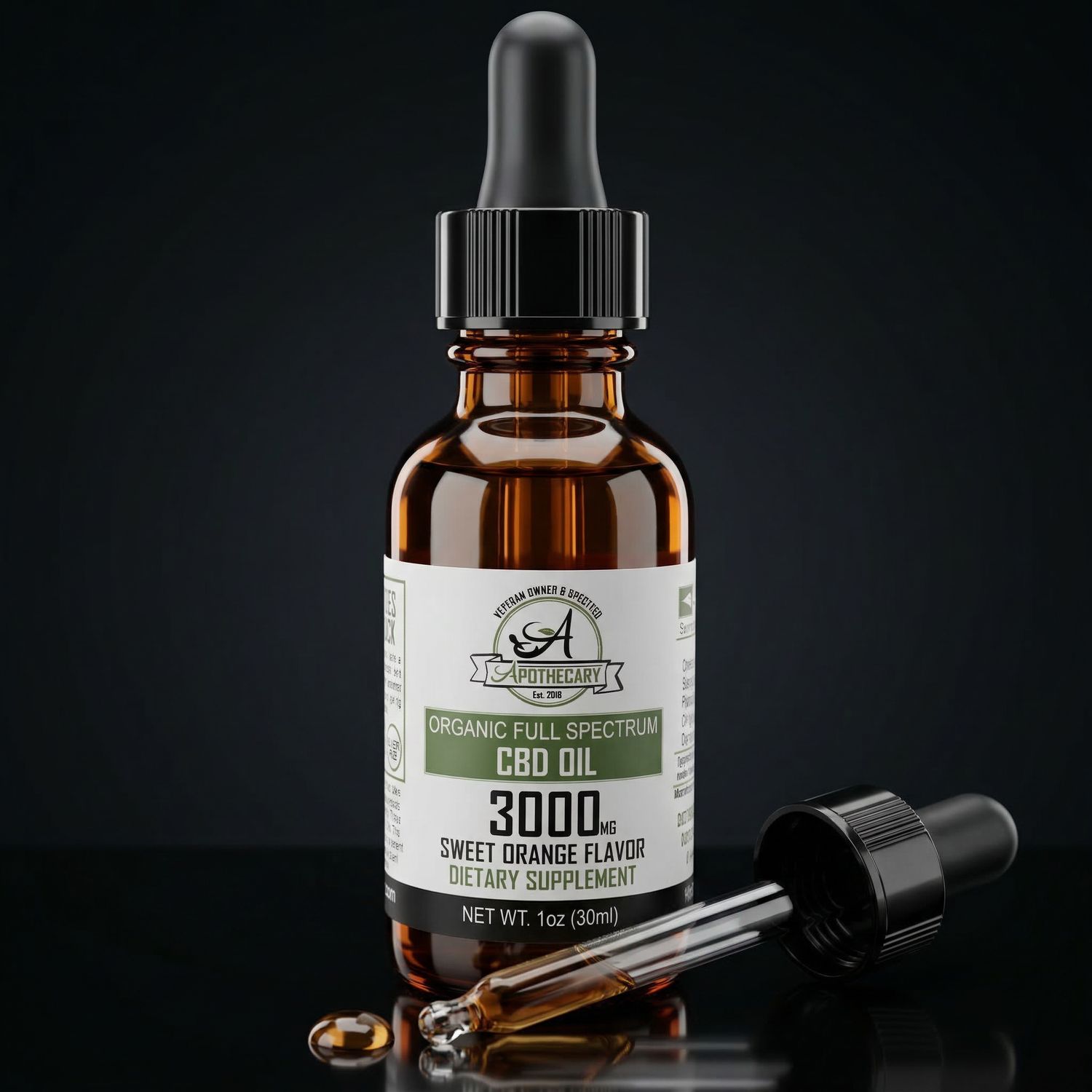 CBD Full Spectrum - Tincture - Sweet Orange