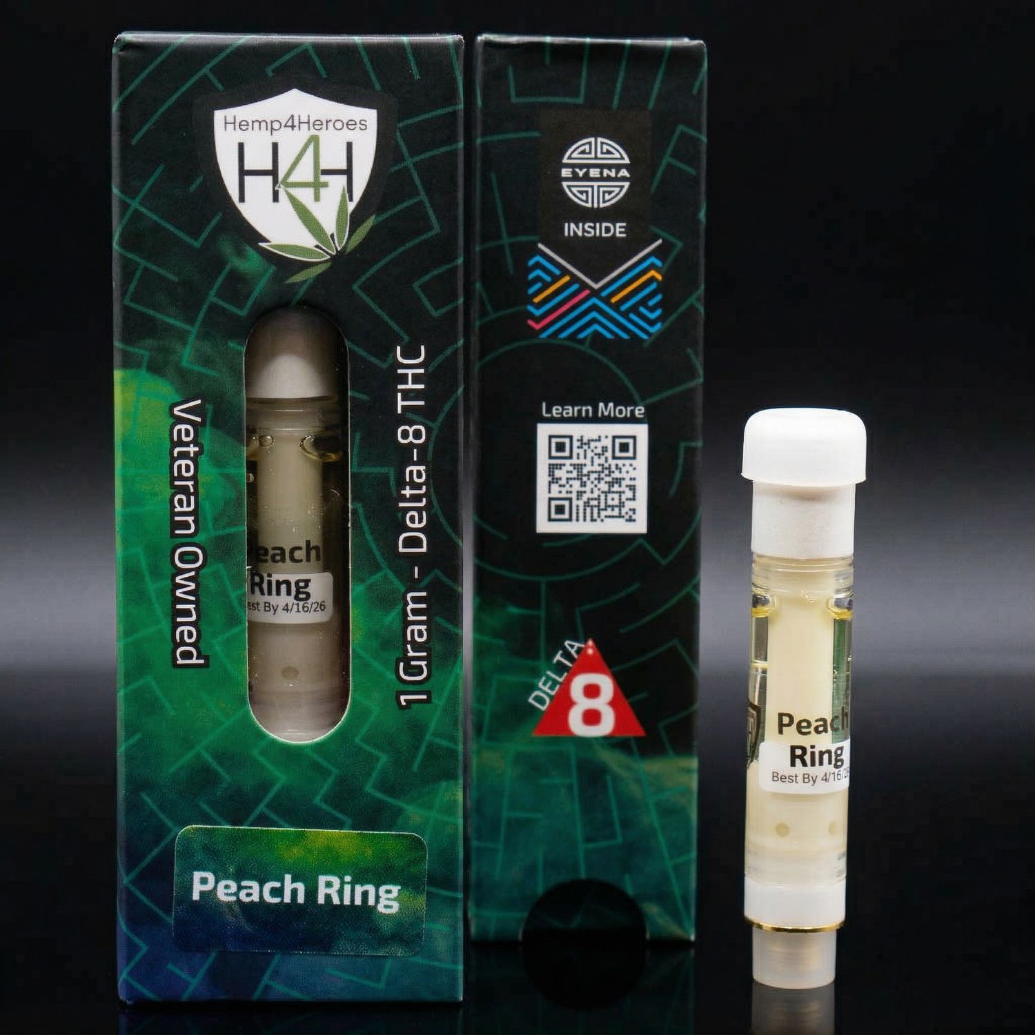 Delta 8 THC - Eybna Cartridge - Peach Ring 1g