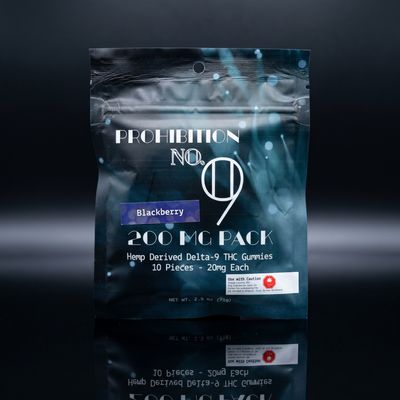 Delta 9 THC - Gummies - BlackBerry 200mg