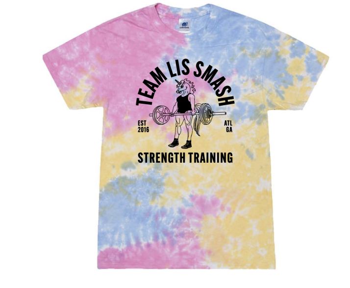 Unicorn tie-dye t-shirt