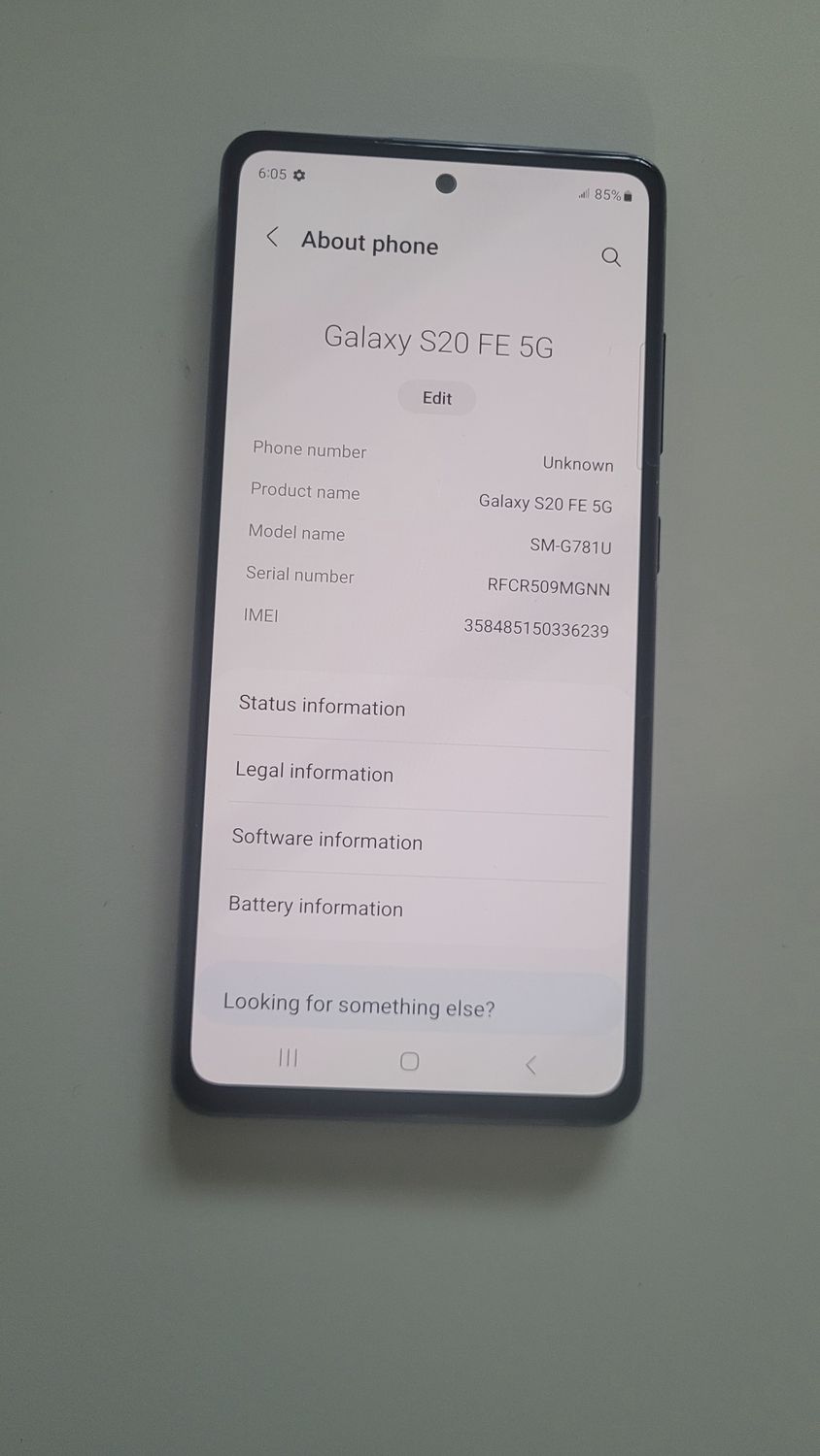 Samsung S20 FE 5G
