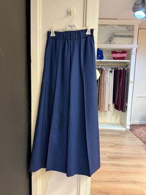 BROEK BLACK ROSE GESTREEPT BLAUW