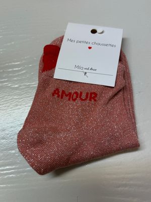 Sokjes glitter amour