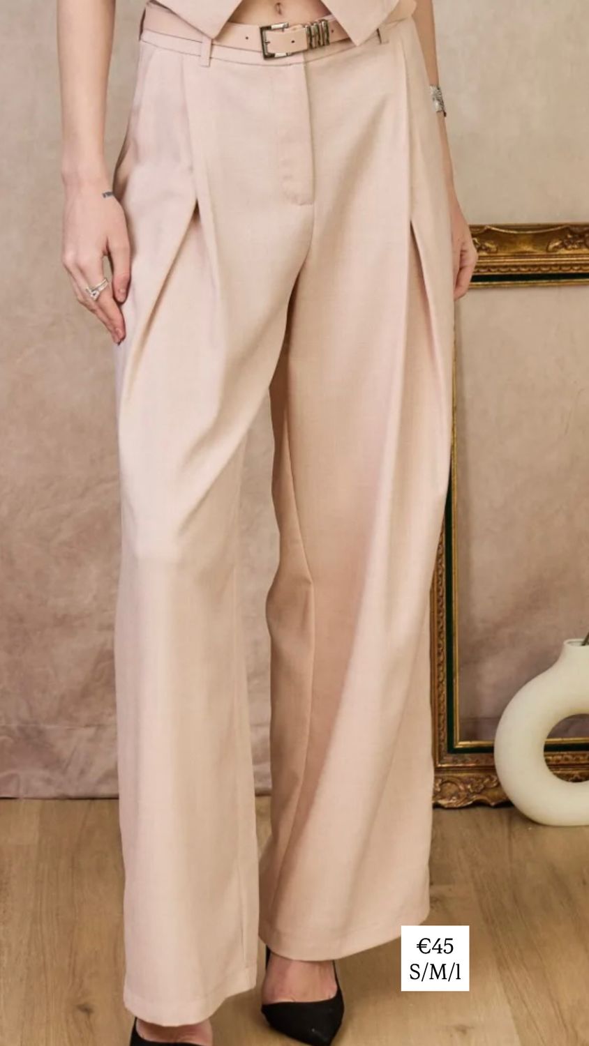 Broek roze en zwart LULU