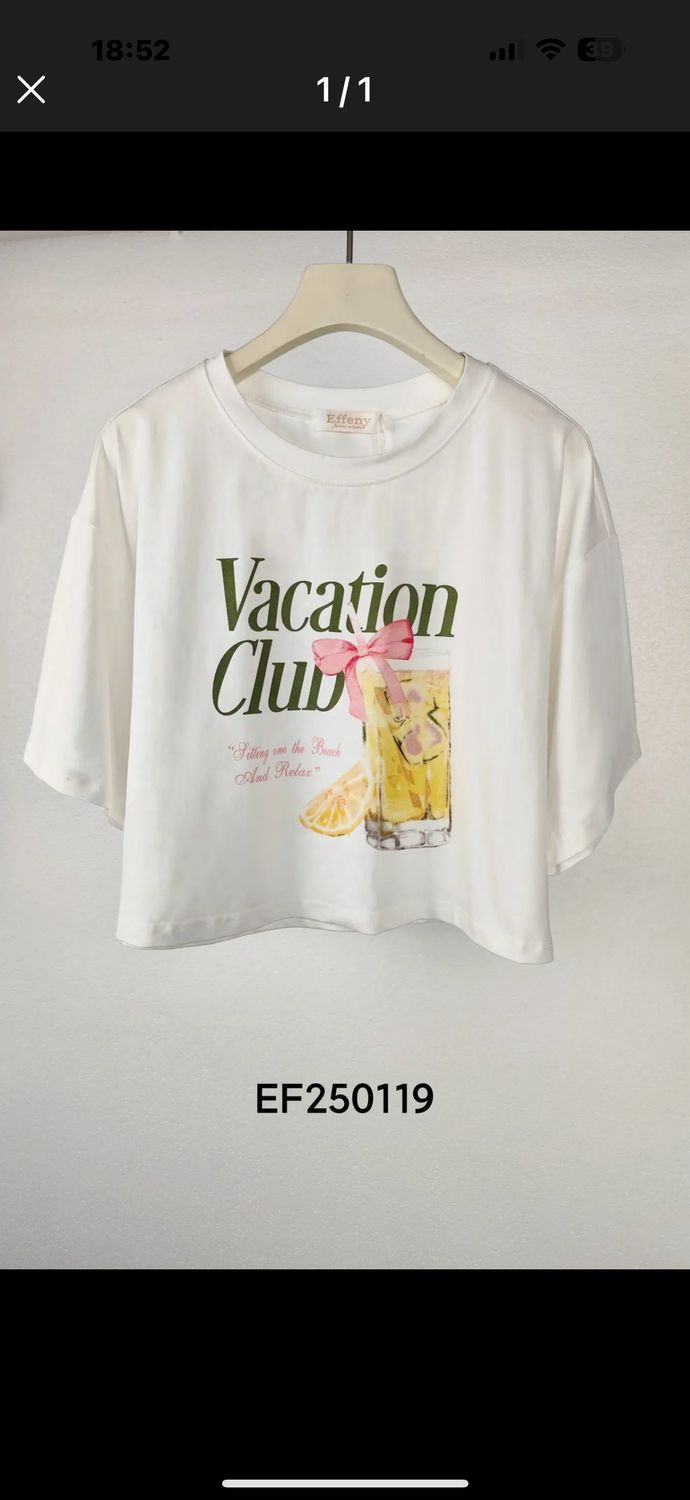 Kort t-shirt