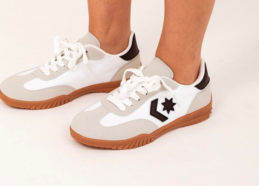 Sneakers wit zwart