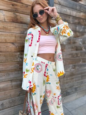 Broek met figuren