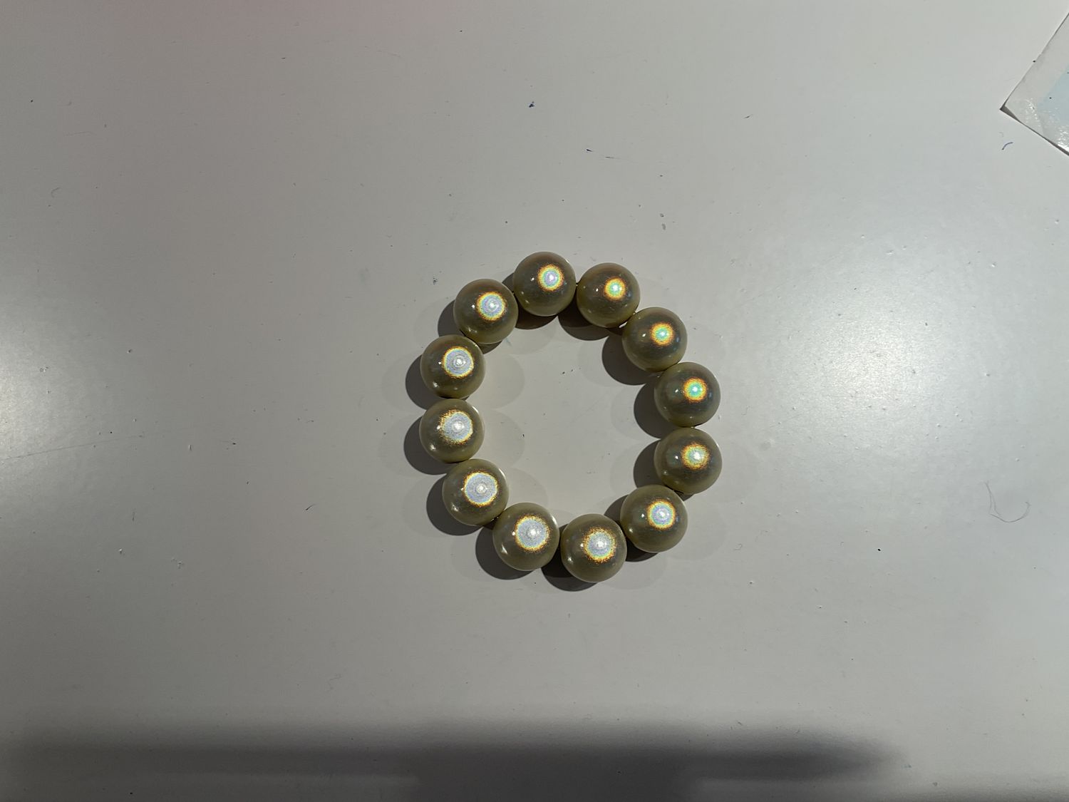 Bleke bollen armband