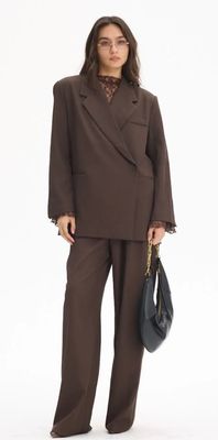 Blazer jus de pom bruin