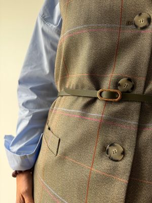 Imperial gilet groen geruit