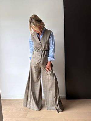 Broek groen geruit Imperial