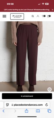 Broek imperial met elastiek