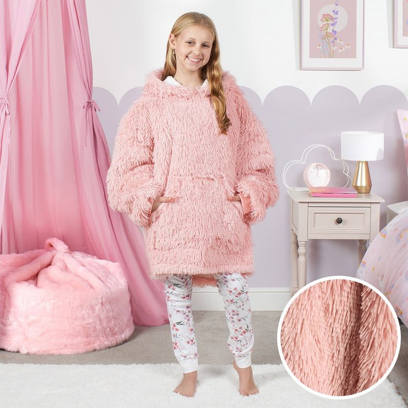 Blush Pink Fluffy Hoodie