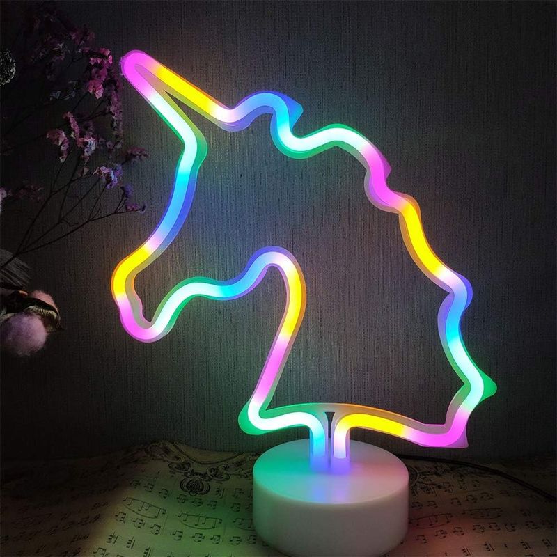 Neon Unicorn Lamp