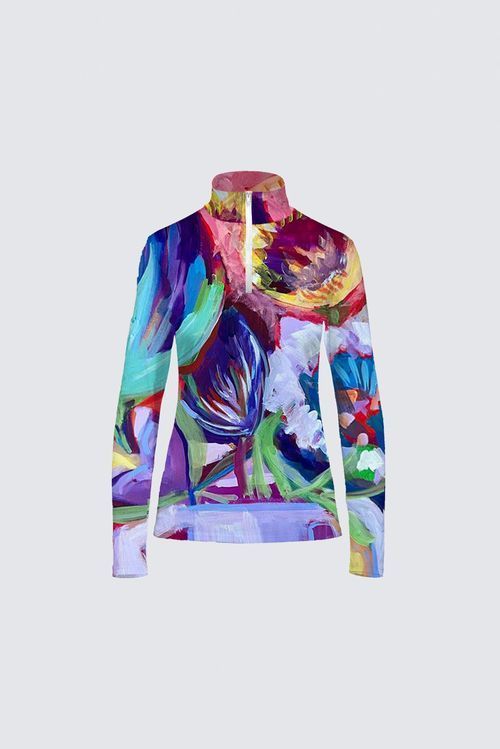 Abstract floral Jamie Top