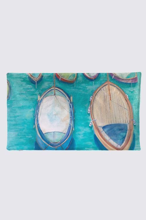 Boats in France Joy Beach Towel