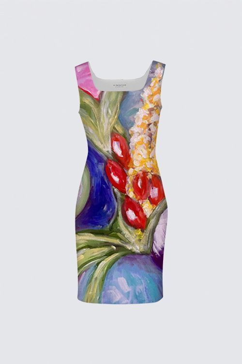 Close Up Floral Amanda Dress II