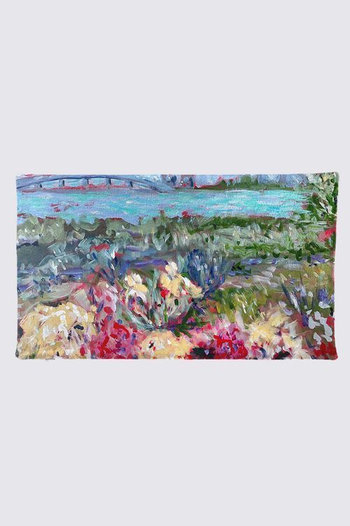 Selby Garden Bridge View Joy Beach Towel