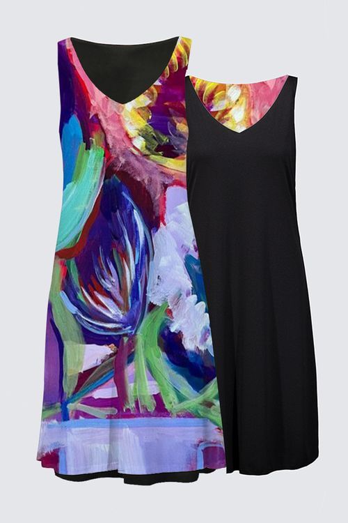 Abstract floral Kate Dress