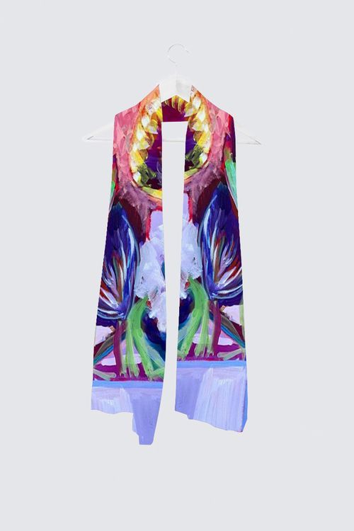 Abstract floral Vivienne Scarf