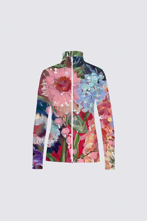 Field of Spring Flowers Catherine Full-zip Active