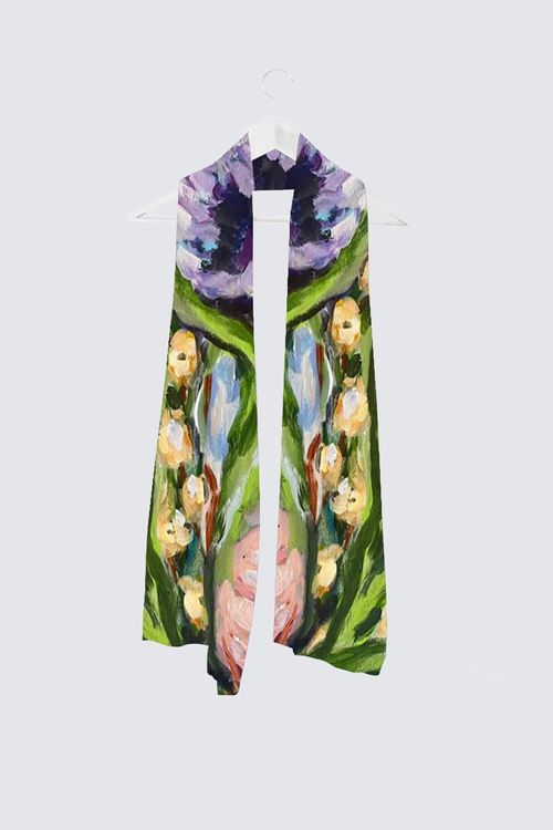 Tulips and Mums Vivienne Scarf