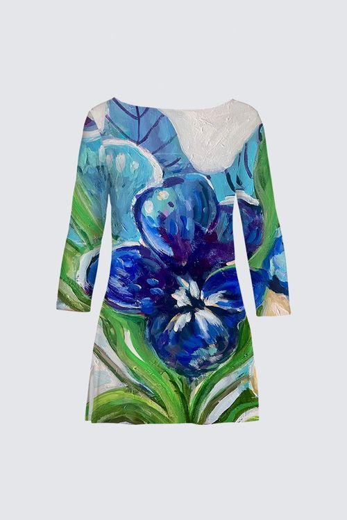 Blue Pansy Patti Tunic 11