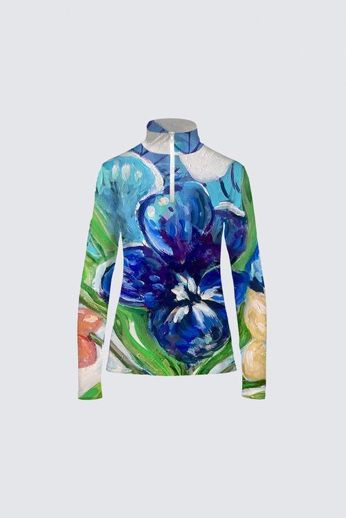 Blue Pansy Jamie Top