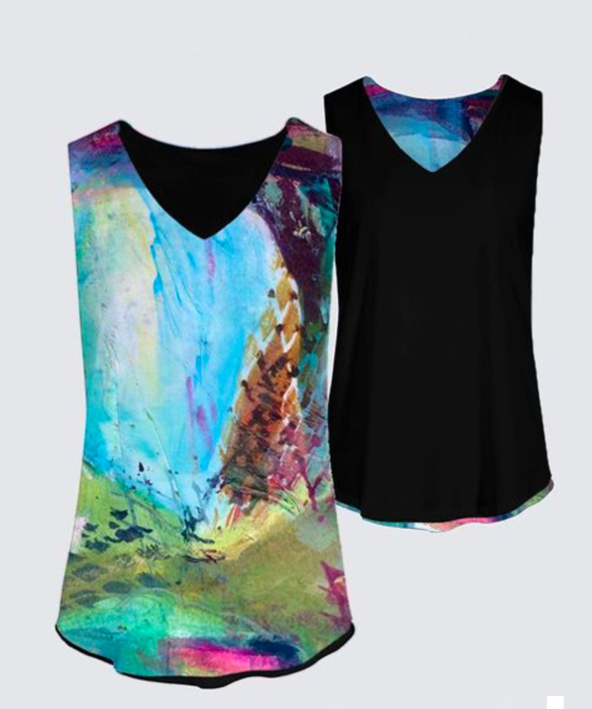 Abstract Circles and Rectangles Kaplan Tank