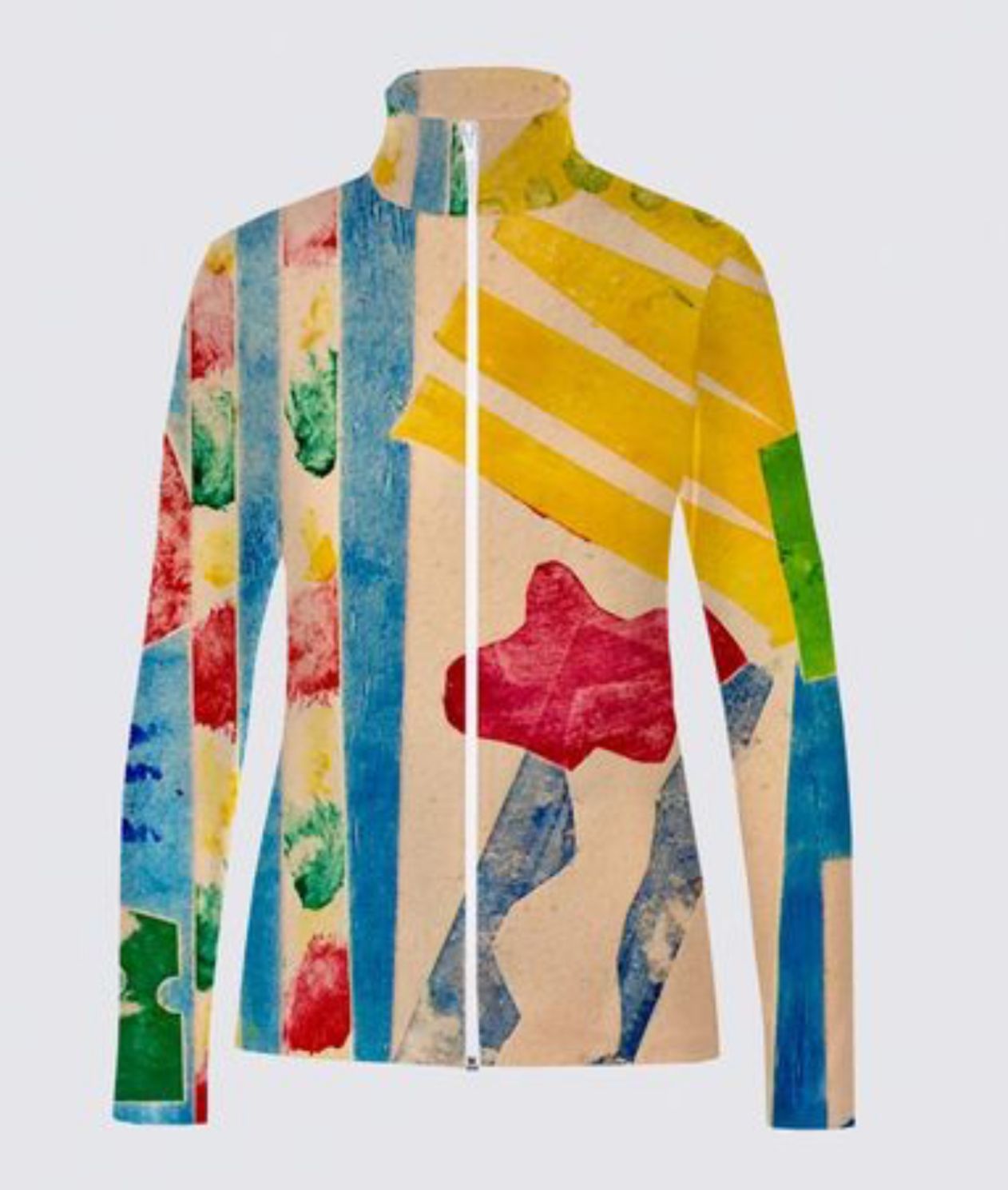 Stencil Shapes Catherine Full-zip Active Top