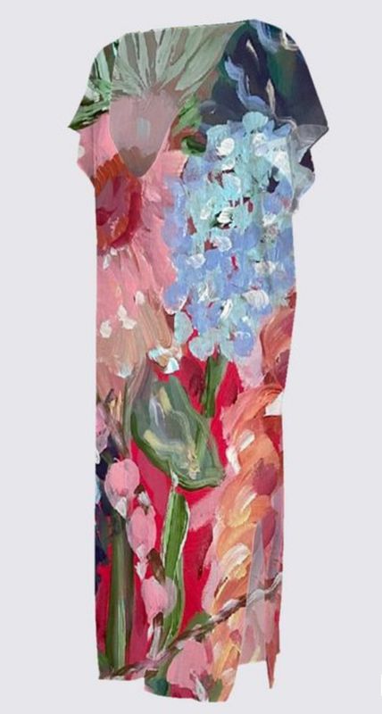Field of Spring Flowers Marina Beach Dress