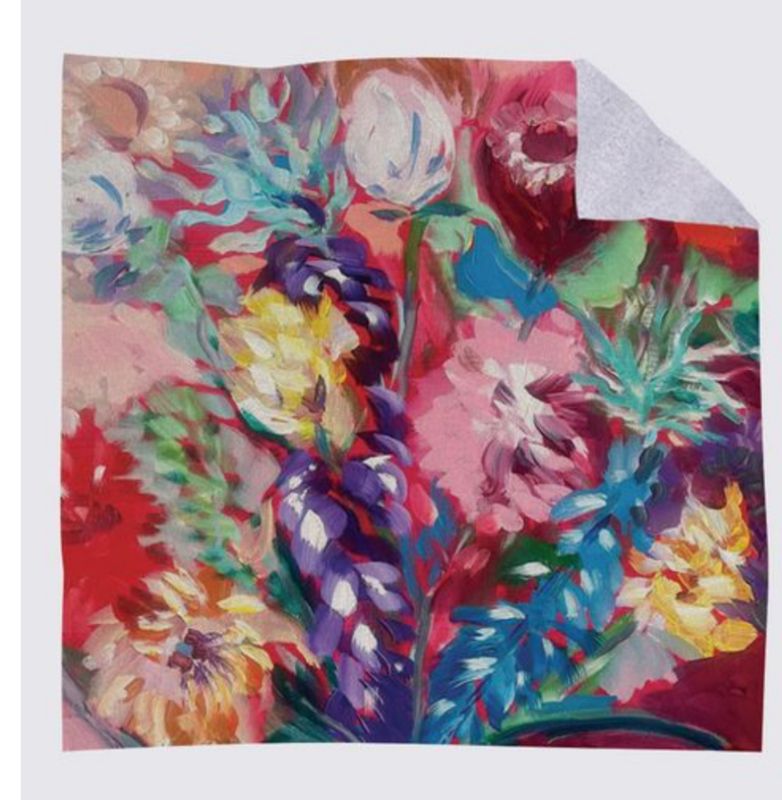 Bountiful Bouquet Blanche Blanket Scarf