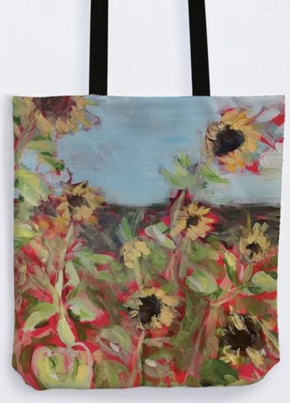 Sunflowers Maxime Canvas Tote