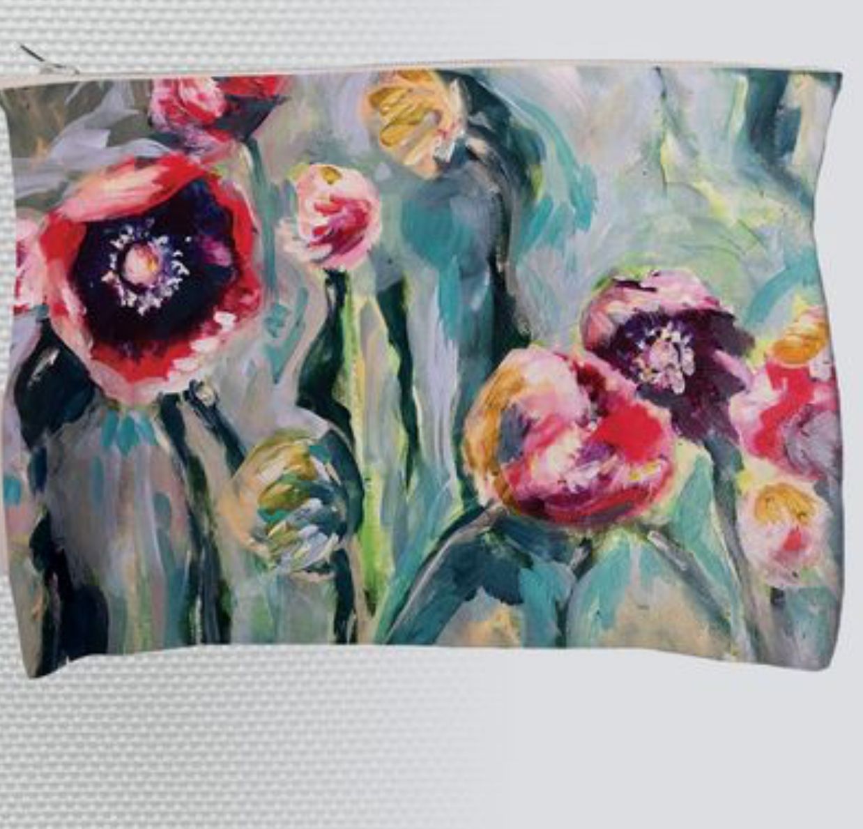 Poppies Lou Pouch in Canvas