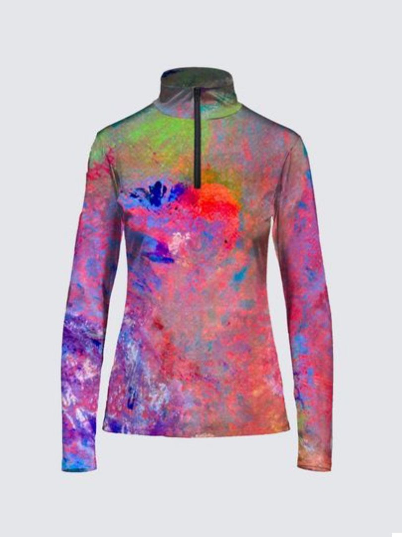 Violet Sunset WLS32 Jamie Black Top