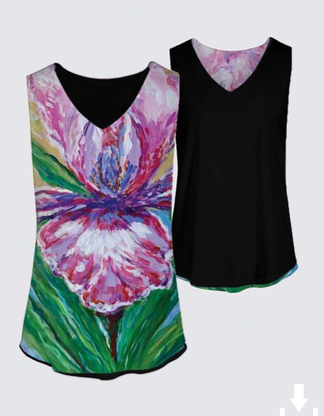 Pink Iris Kaplan Tank