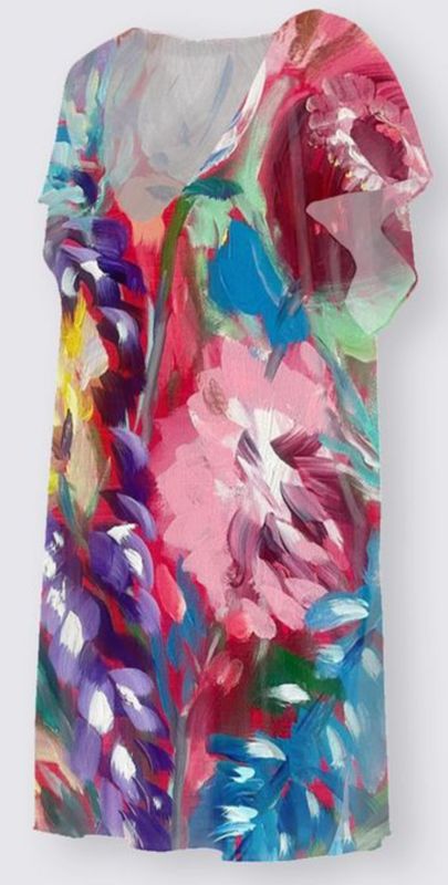 Bountiful Bouquet Oceanne Beach Tunic