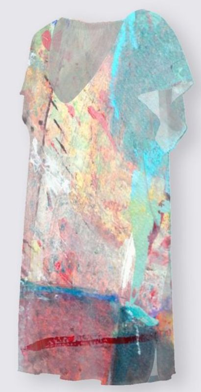 Abstract Glow Oceanne Beach Tunic