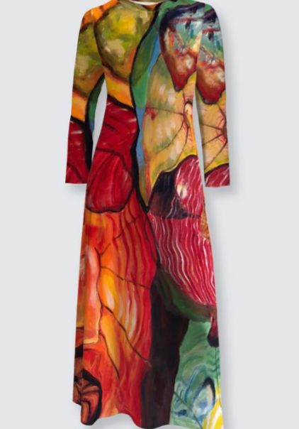 Glass Plates Liliana Maxi Dress