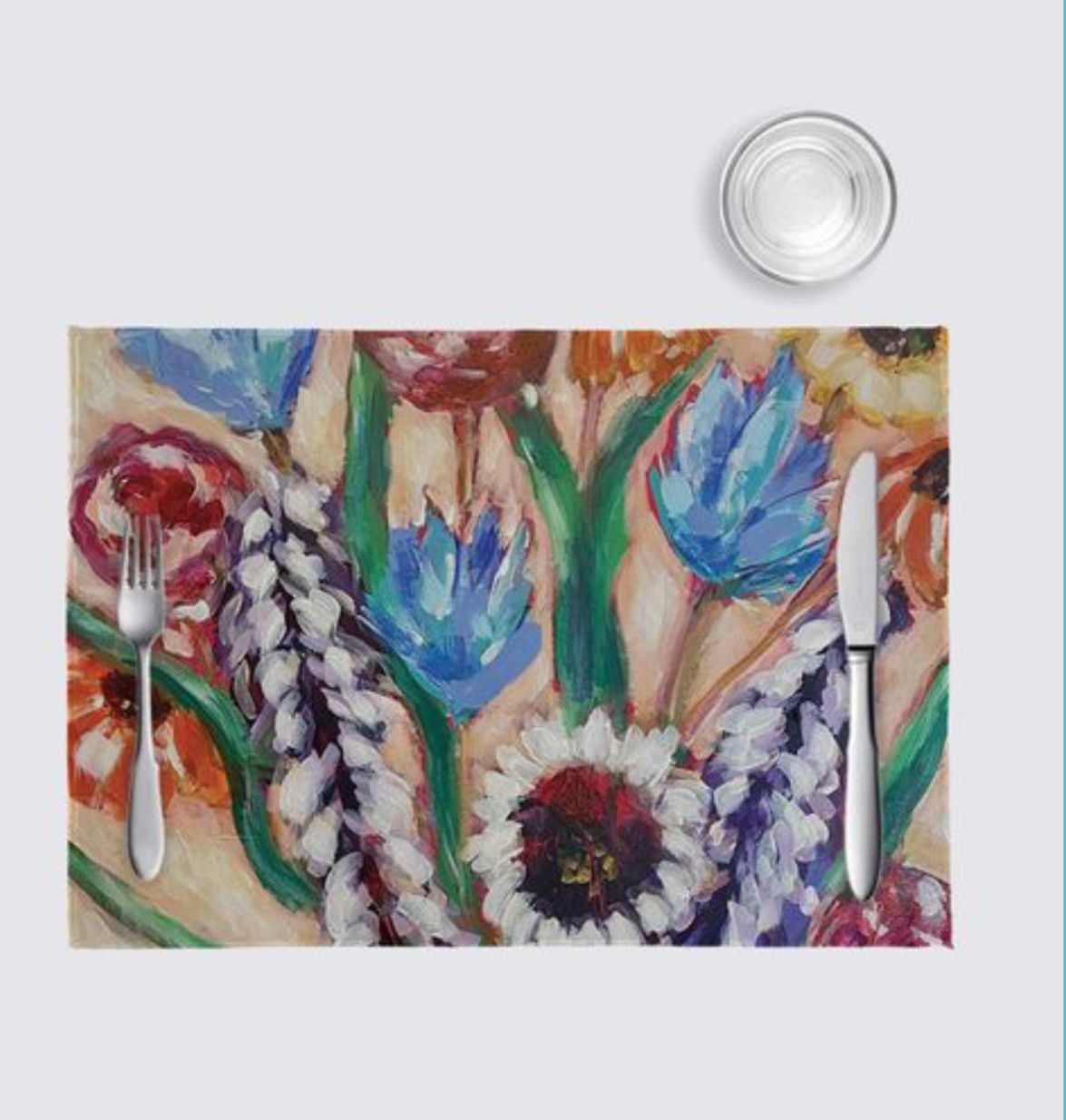 Summer Bouquet Celeste Placemats (pack of 4) Summer Bouquet Celeste Placemats (pack of 4)